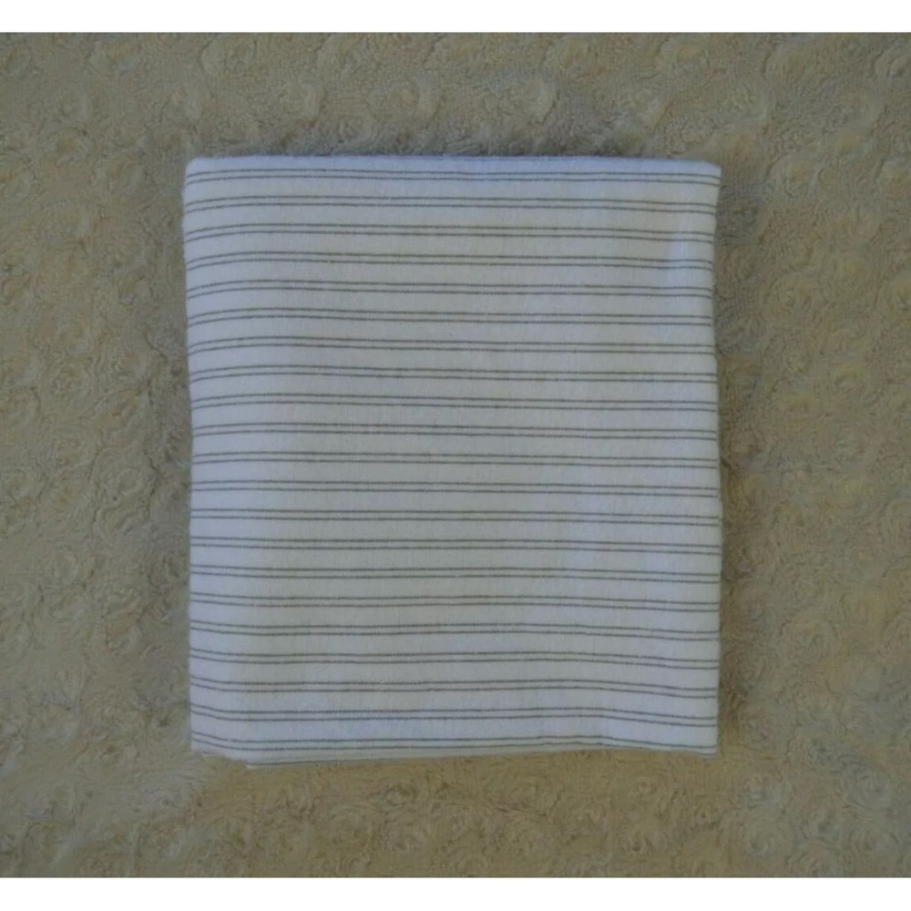 Child of Mine by Carter's Gray White Stripes Baby Receiving Blanket Flannel